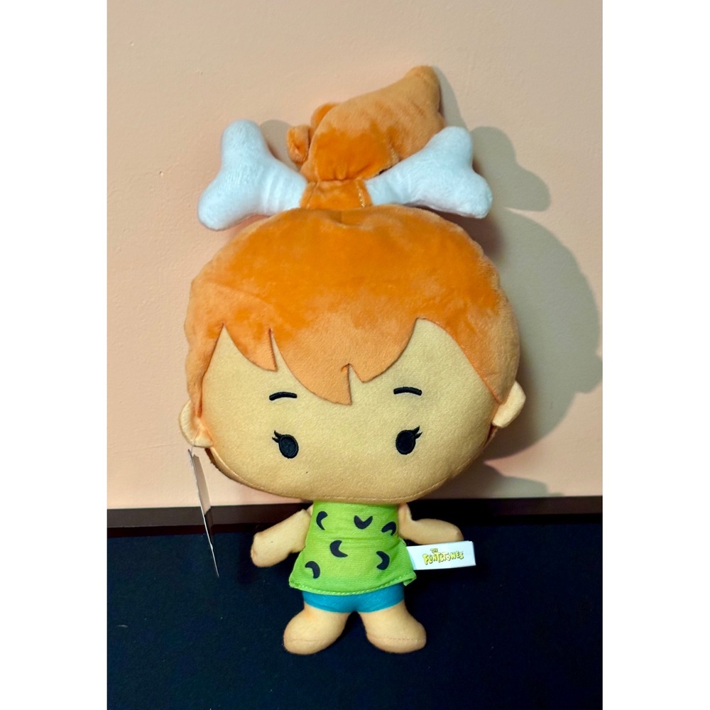 NWT The Flintstones Pebbles 10 Inch Chibi Plush Toy Factory Warner Bros Baby